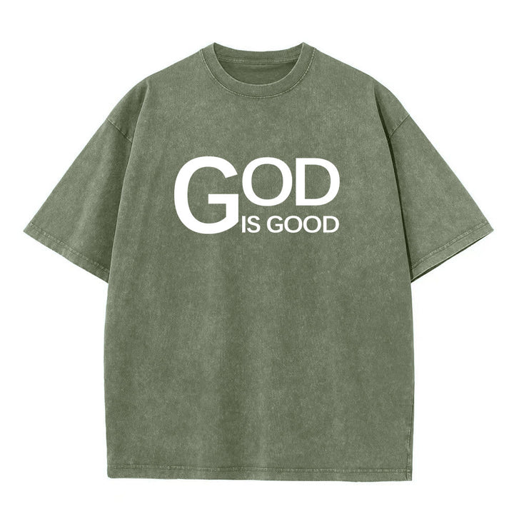 Christianartworkshop Gott ist gut – Philipper 4,13 – Unisex-T-Shirt mit Kreuzmotiv - image 11