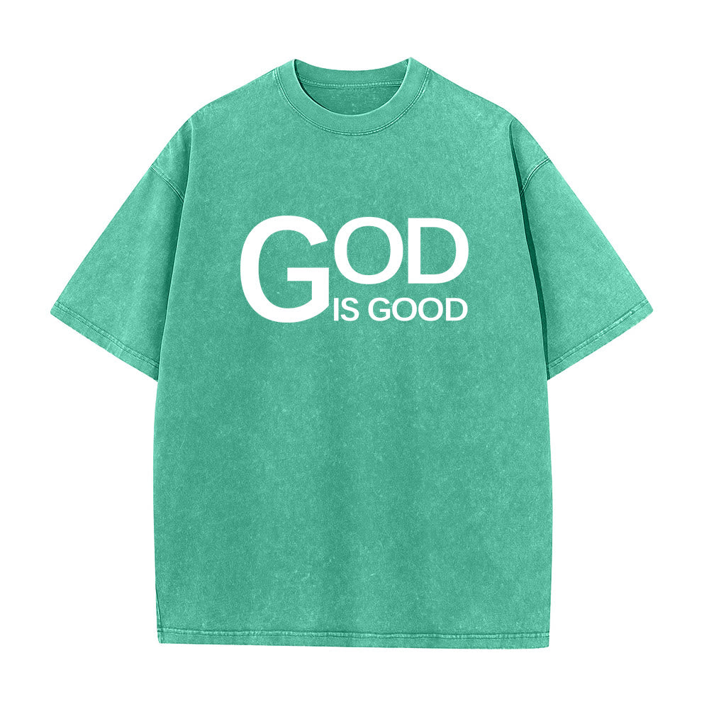 Christianartworkshop Gott ist gut – Philipper 4,13 – Unisex-T-Shirt mit Kreuzmotiv - image 7