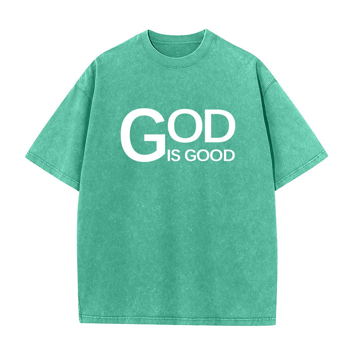 Christianartworkshop Gott ist gut – Philipper 4,13 – Unisex-T-Shirt mit Kreuzmotiv - image 7