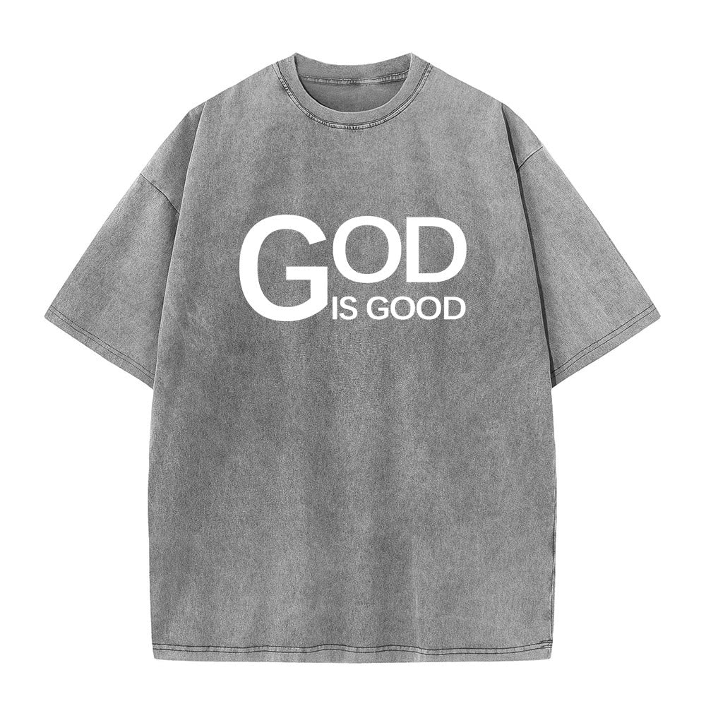 Christianartworkshop Gott ist gut – Philipper 4,13 – Unisex-T-Shirt mit Kreuzmotiv - image 5