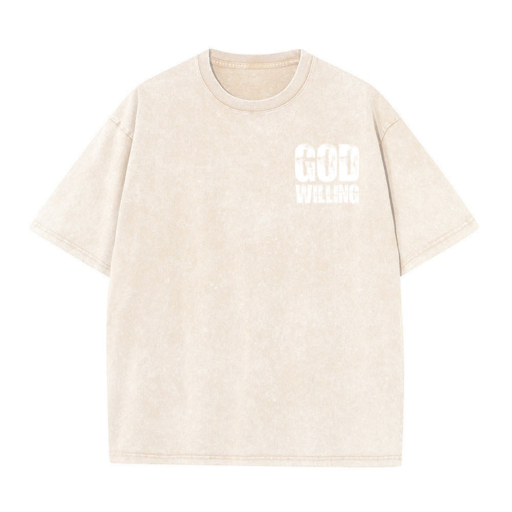 Christianartworkshop So Gott will, bete, liebe, lebe – Unisex-T-Shirt (vorgewaschen) - image 20
