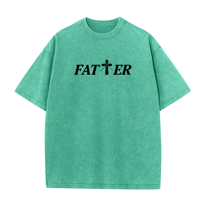Christianartworkshop Unisex-T-Shirt mit Dornenkrone, gewaschen, zum Ausdruck des Glaubens - image 8