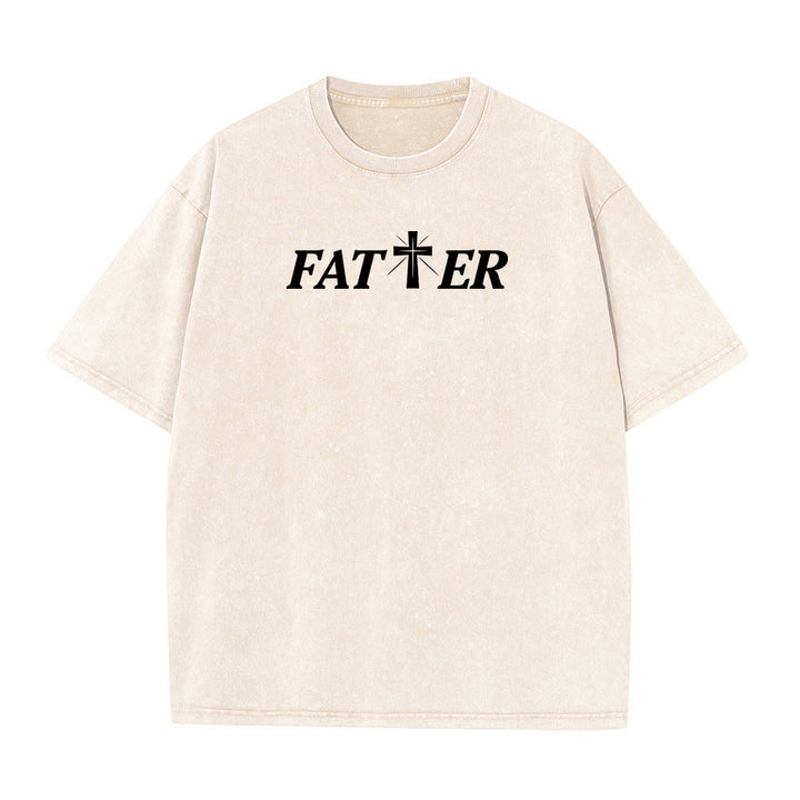Christianartworkshop Unisex-T-Shirt mit Dornenkrone, gewaschen, zum Ausdruck des Glaubens - image 17