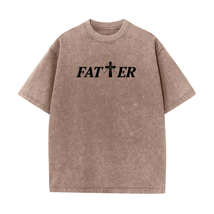 Christianartworkshop Unisex-T-Shirt mit Dornenkrone, gewaschen, zum Ausdruck des Glaubens - image 14