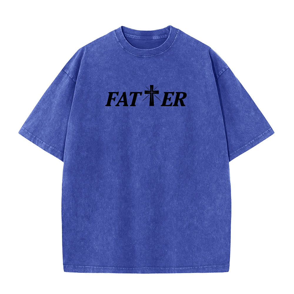 Christianartworkshop Unisex-T-Shirt mit Dornenkrone, gewaschen, zum Ausdruck des Glaubens - image 20