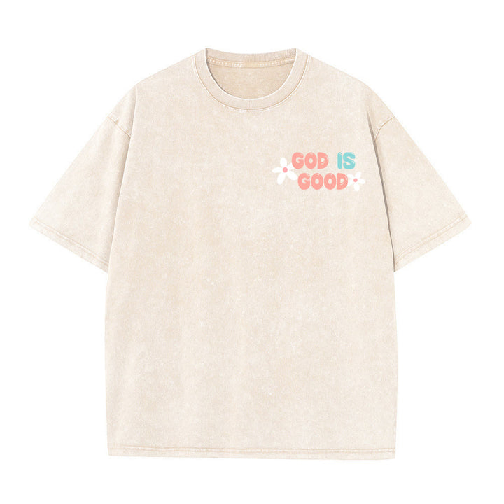 Christianartworkshop Gott ist gut, auch wenn das Leben es nicht ist – Unisex-T-Shirt (gewaschen) - image 20