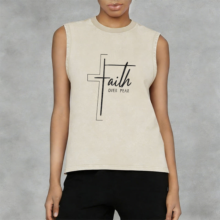 Christianartworkshop Handgeschriebenes Unisex-Tanktop „Glaube statt Angst“ - image 11
