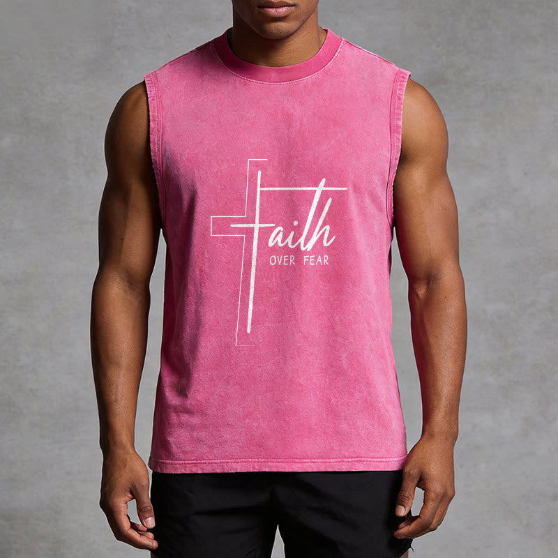Christianartworkshop Handgeschriebenes Unisex-Tanktop „Glaube statt Angst“ - image 13