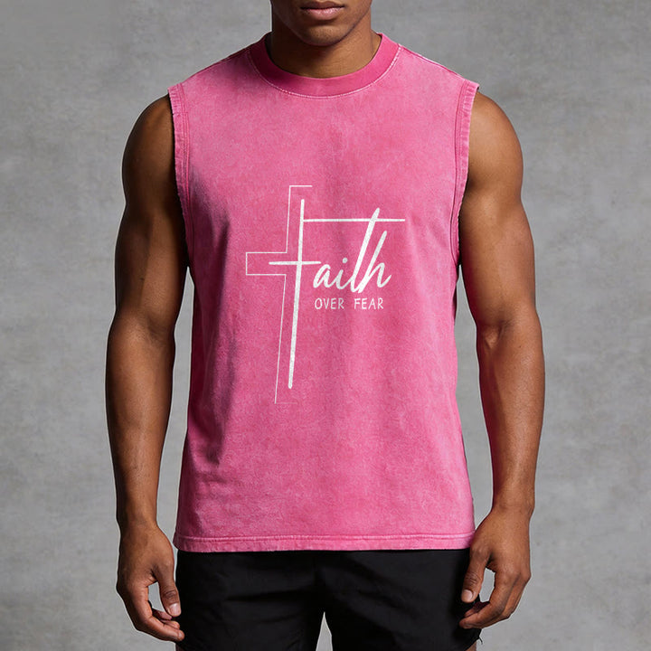 Christianartworkshop Handgeschriebenes Unisex-Tanktop „Glaube statt Angst“ - image 13