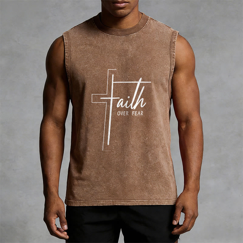 Christianartworkshop Handgeschriebenes Unisex-Tanktop „Glaube statt Angst“ - image 7