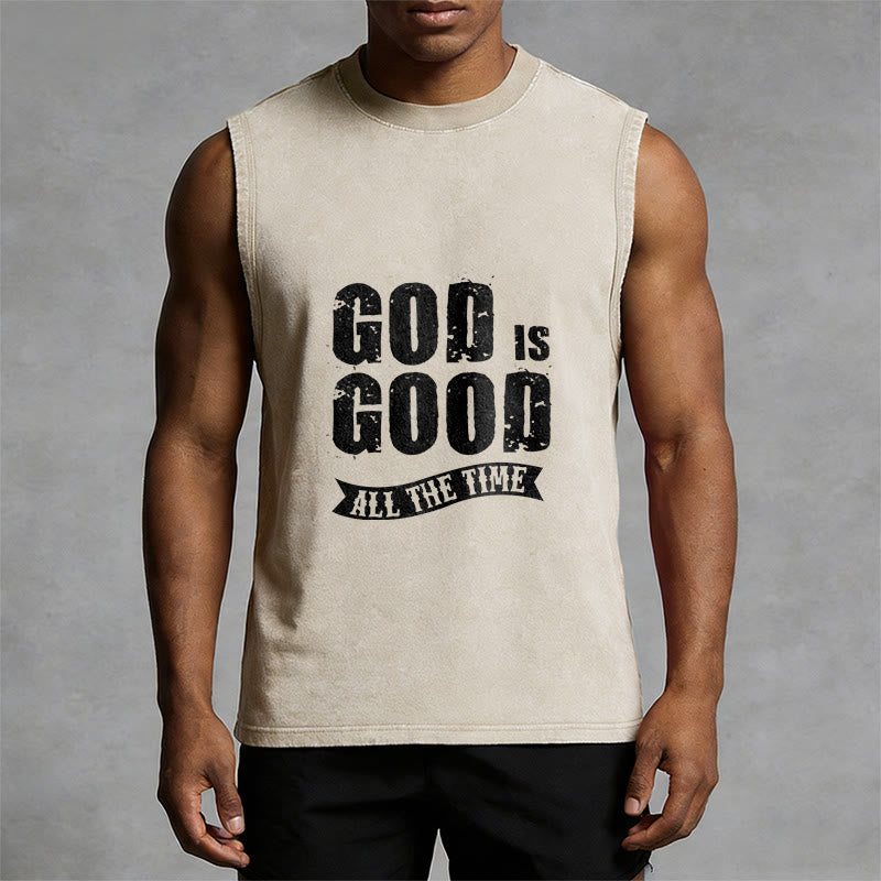 Christianartworkshop Gott ist immer gut Unisex-Tanktop - image 10
