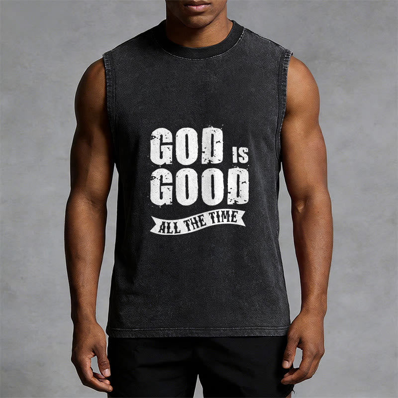 Christianartworkshop Gott ist immer gut Unisex-Tanktop - image 4