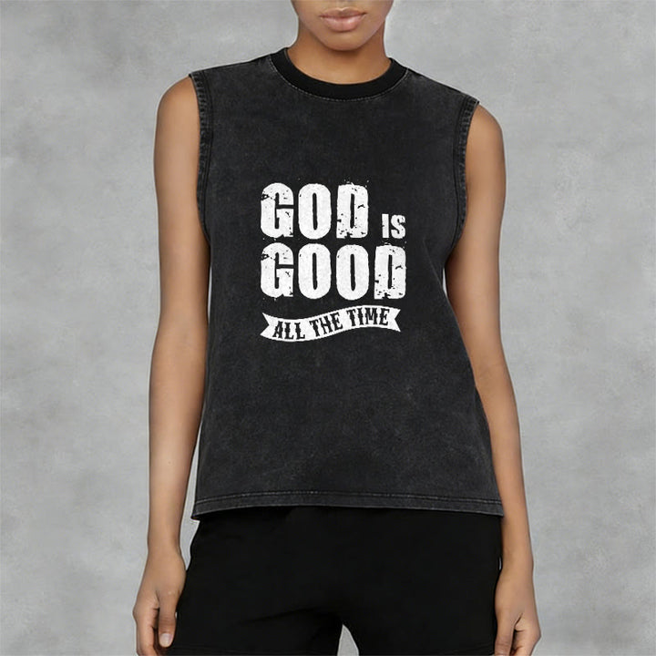Christianartworkshop Gott ist immer gut Unisex-Tanktop - image 5