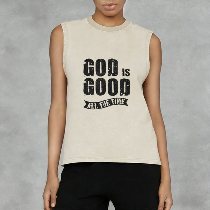Christianartworkshop Gott ist immer gut Unisex-Tanktop - image 11