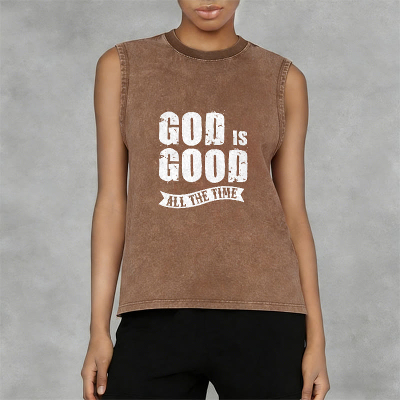 Christianartworkshop Gott ist immer gut Unisex-Tanktop - image 2