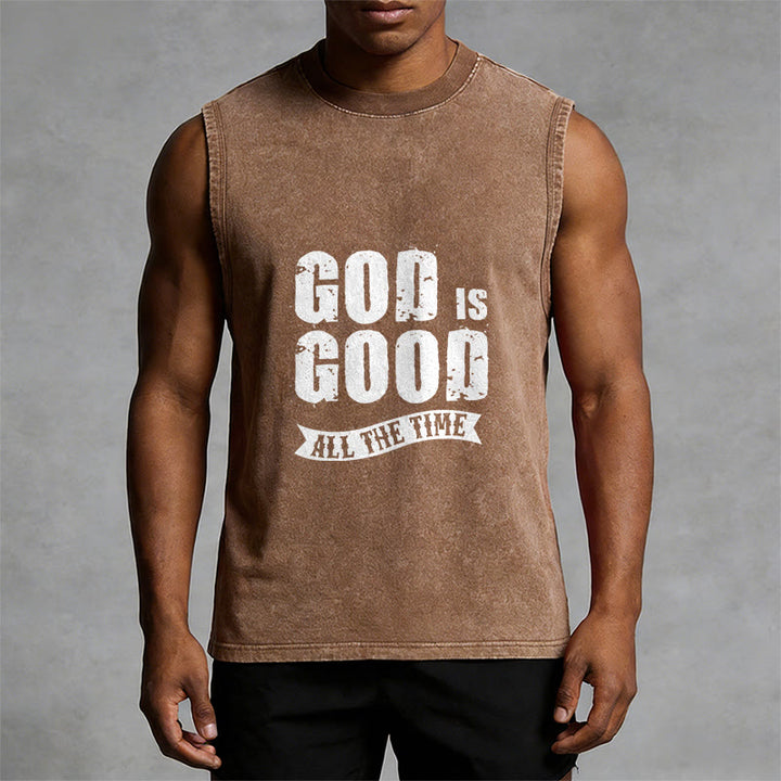 Christianartworkshop Gott ist immer gut Unisex-Tanktop - image 1