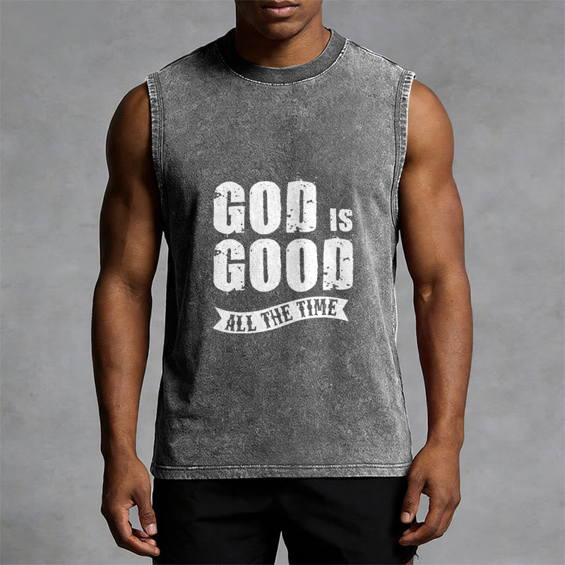 Christianartworkshop Gott ist immer gut Unisex-Tanktop - image 7