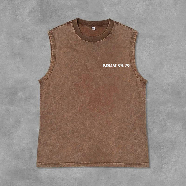 Christianartworkshop „ Lächle, du bist von Gott geliebt“ Unisex-Tanktop (gewaschen) - image 20