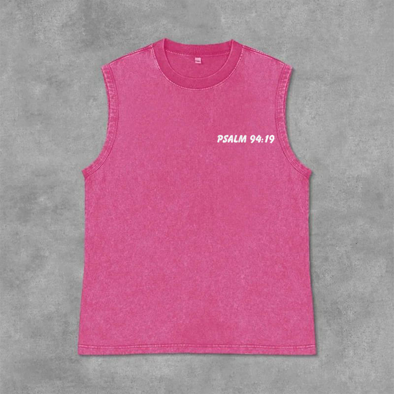 Christianartworkshop „ Lächle, du bist von Gott geliebt“ Unisex-Tanktop (gewaschen) - image 34
