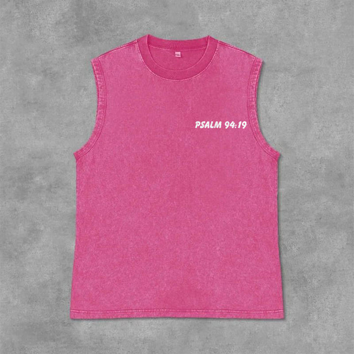 Christianartworkshop „ Lächle, du bist von Gott geliebt“ Unisex-Tanktop (gewaschen) - image 34