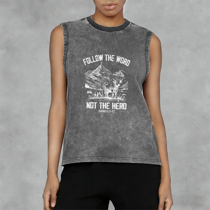 Christianartworkshop Folge dem Wort, nicht der Herde Unisex-Tanktop - image 8