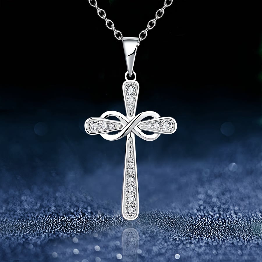 Christianartworkshop Unendlichkeitskreuz-Zirkon-Halskette: Ein Symbol für Christi ewige Liebe - image 6
