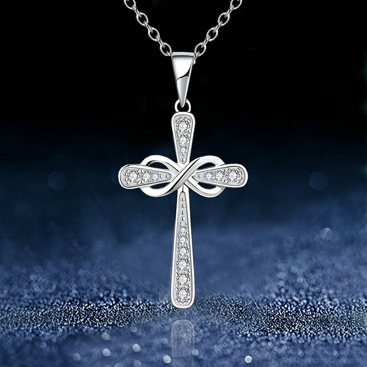Christianartworkshop Unendlichkeitskreuz-Zirkon-Halskette: Ein Symbol für Christi ewige Liebe - image 6