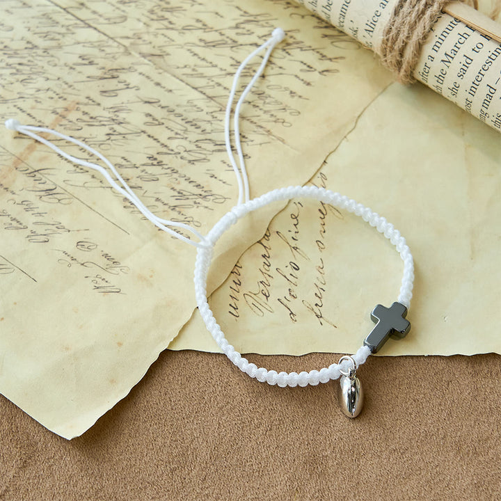 Christianartworkshop Magnetisches Herz-Kreuz-Armband-Set: Ein Symbol heiliger Verbundenheit und ewiger Liebe - image 11