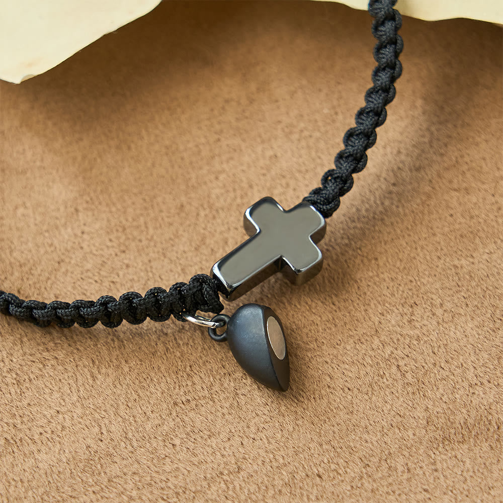 Christianartworkshop Magnetisches Herz-Kreuz-Armband-Set: Ein Symbol heiliger Verbundenheit und ewiger Liebe - image 8
