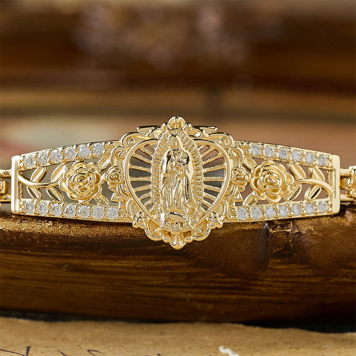 Christianartworkshop Goldene Filigran-Armbandkollektion „Unsere Liebe Frau“: Ein Symbol mütterlicher Gnade und Schutz - image 6