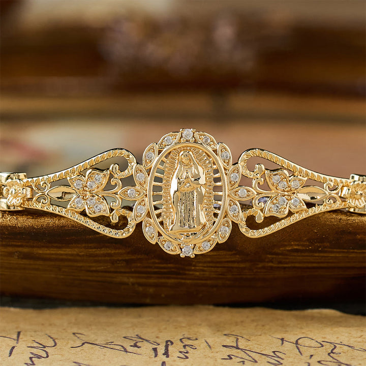 Christianartworkshop Goldene Filigran-Armbandkollektion „Unsere Liebe Frau“: Ein Symbol mütterlicher Gnade und Schutz - image 1