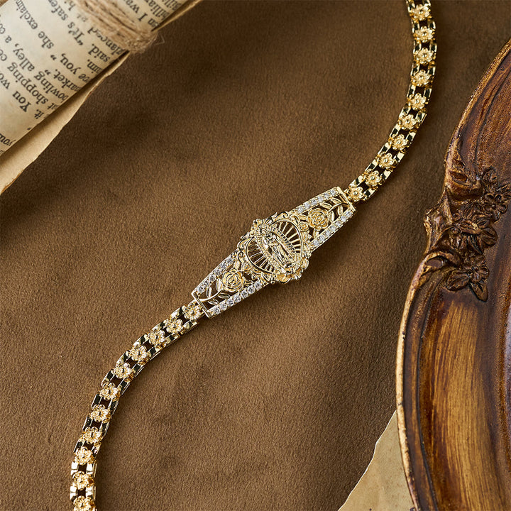 Christianartworkshop Goldene Filigran-Armbandkollektion „Unsere Liebe Frau“: Ein Symbol mütterlicher Gnade und Schutz - image 5