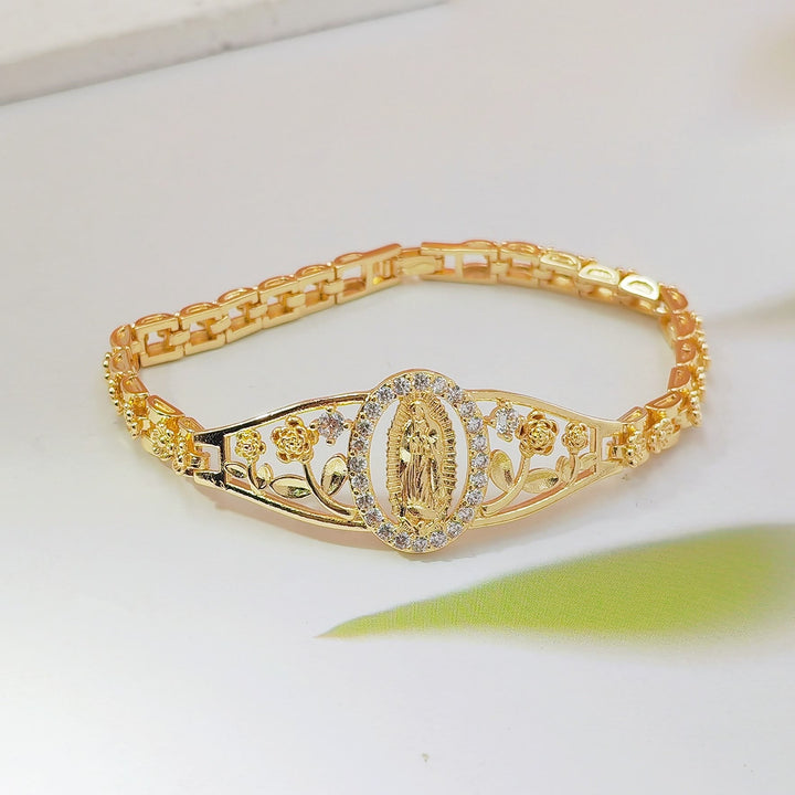 Christianartworkshop Goldene Filigran-Armbandkollektion „Unsere Liebe Frau“: Ein Symbol mütterlicher Gnade und Schutz - Unsere Liebe Frau D - image 8