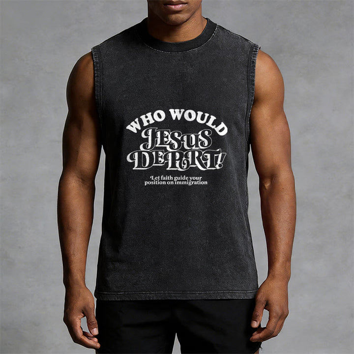 Christianartworkshop Inspirierendes Unisex-Tanktop „Lass dich vom Glauben leiten“ - image 4