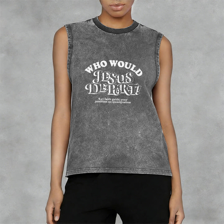 Christianartworkshop Inspirierendes Unisex-Tanktop „Lass dich vom Glauben leiten“ - image 8