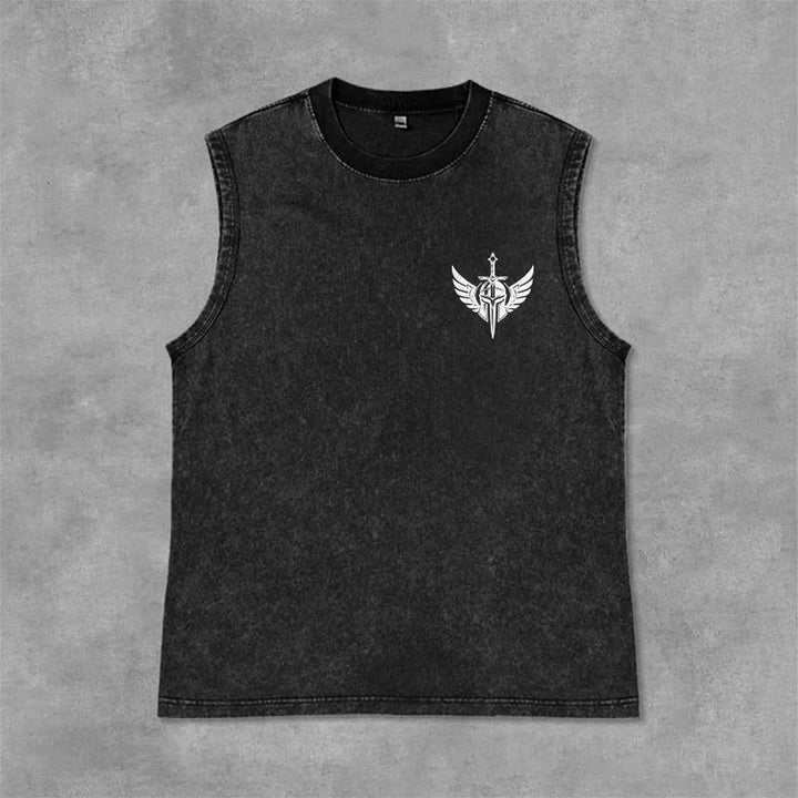 Christianartworkshop Kriegerengel mit Schwert Unisex-Tanktop - image 13