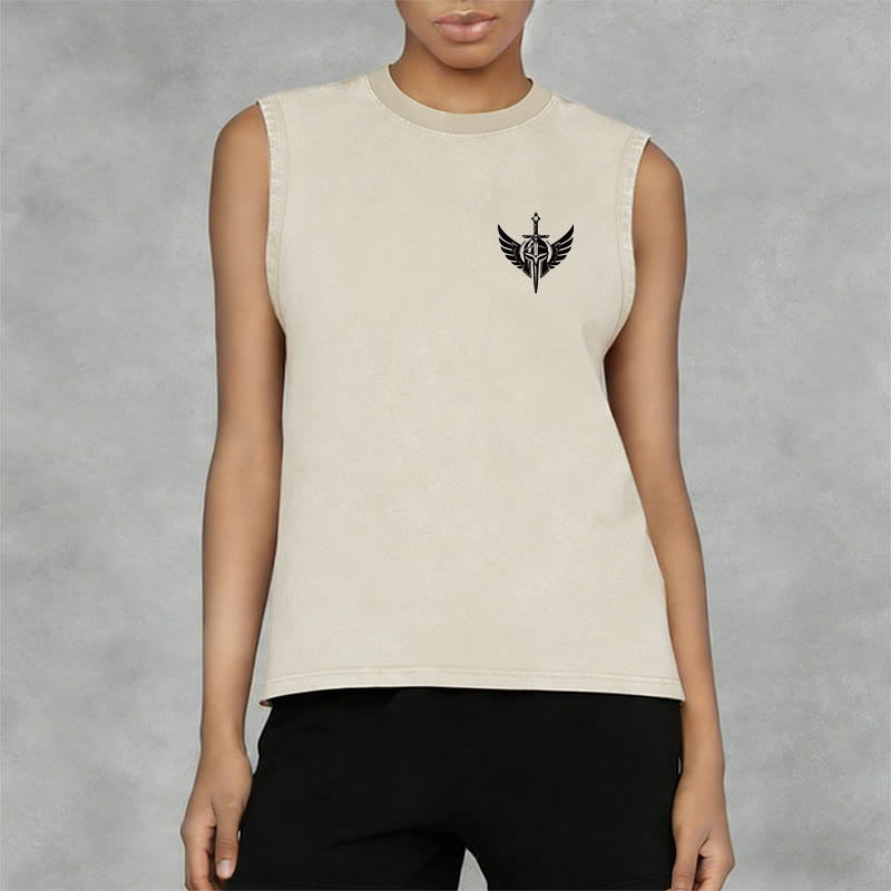 Christianartworkshop Kriegerengel mit Schwert Unisex-Tanktop - image 18