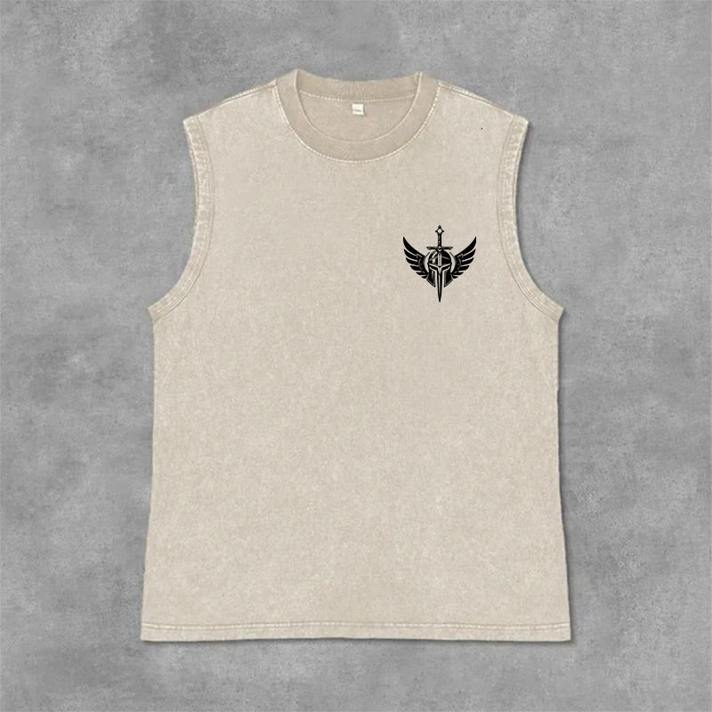 Christianartworkshop Kriegerengel mit Schwert Unisex-Tanktop - image 20