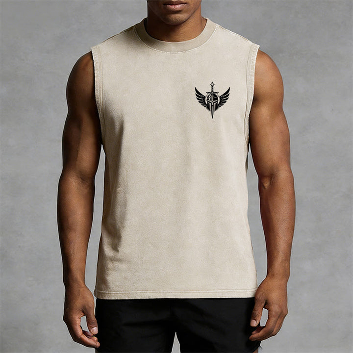 Christianartworkshop Kriegerengel mit Schwert Unisex-Tanktop - image 16