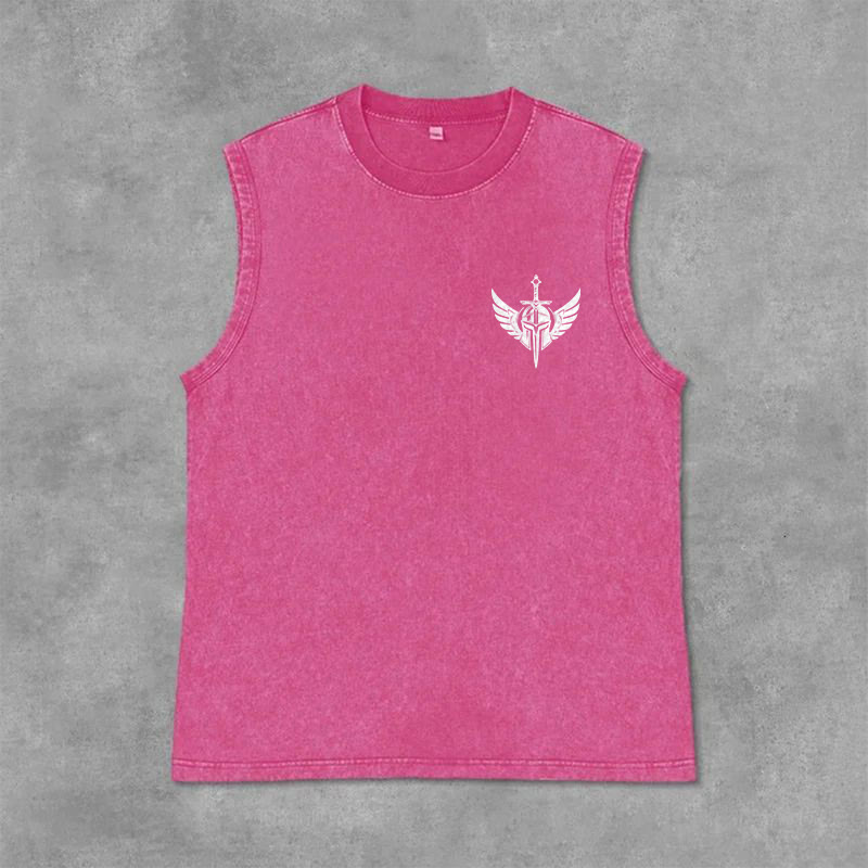 Christianartworkshop Kriegerengel mit Schwert Unisex-Tanktop - image 27