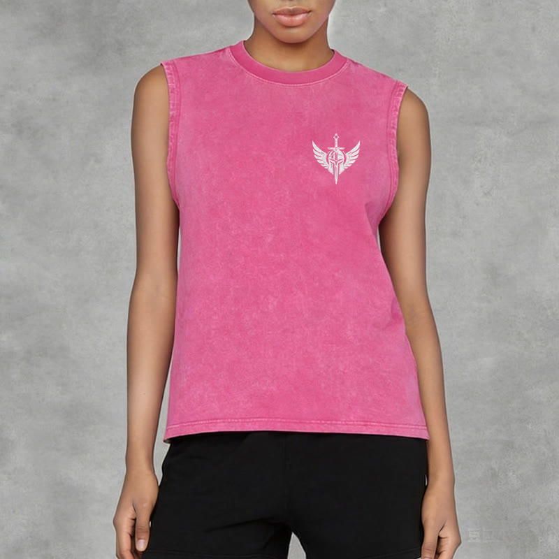Christianartworkshop Kriegerengel mit Schwert Unisex-Tanktop - image 25