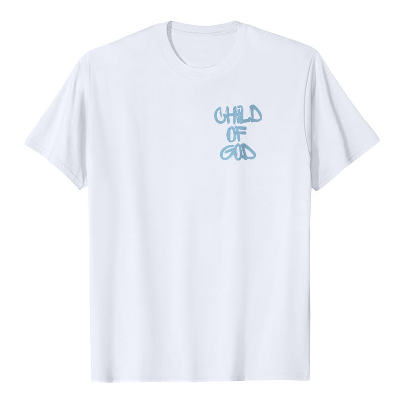 Christianartworkshop Kind Gottes Baumwoll-T-Shirt für Erwachsene - image 3