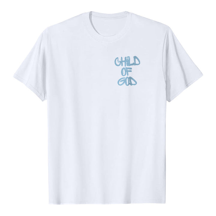 Christianartworkshop Kind Gottes Baumwoll-T-Shirt für Erwachsene - image 3