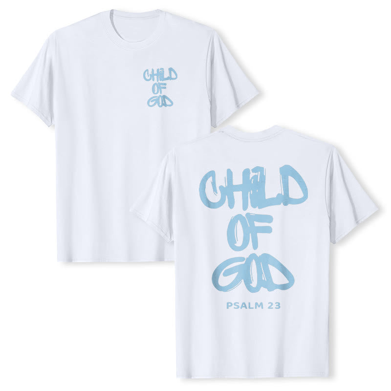 Christianartworkshop Kind Gottes Baumwoll-T-Shirt für Erwachsene - Weiß - 2XL - image 1
