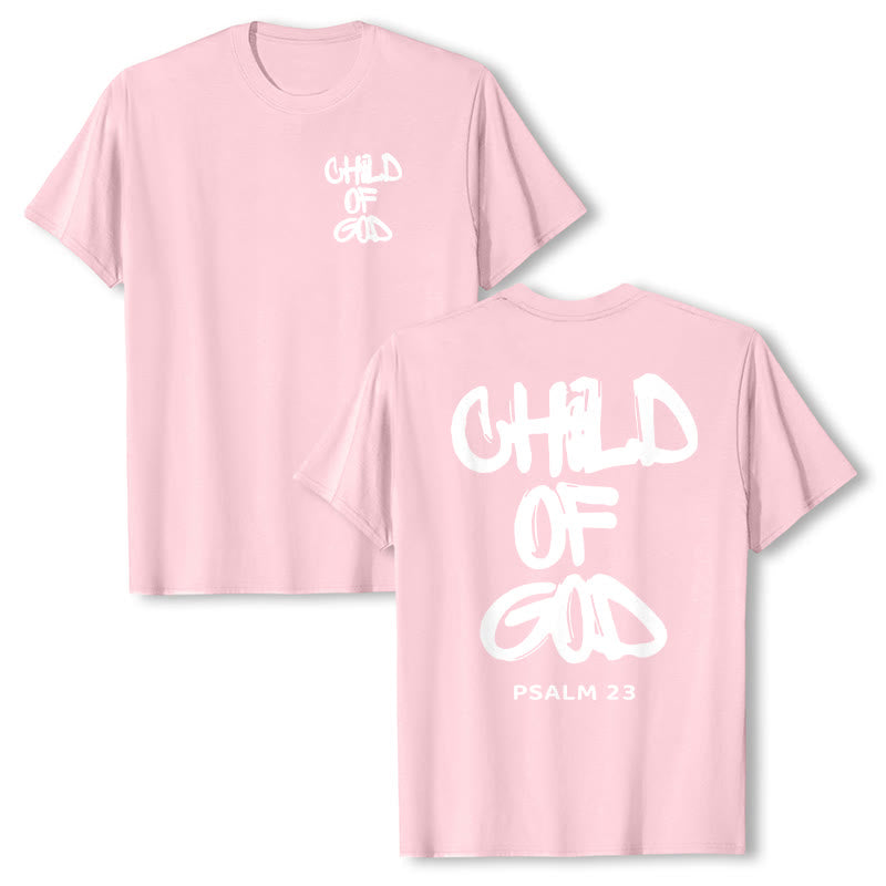 Christianartworkshop Kind Gottes Baumwoll-T-Shirt für Erwachsene - Rosa - 2XL - image 18