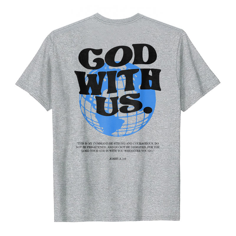 Christianartworkshop Gott mit uns Baumwoll-T-Shirt - image 10