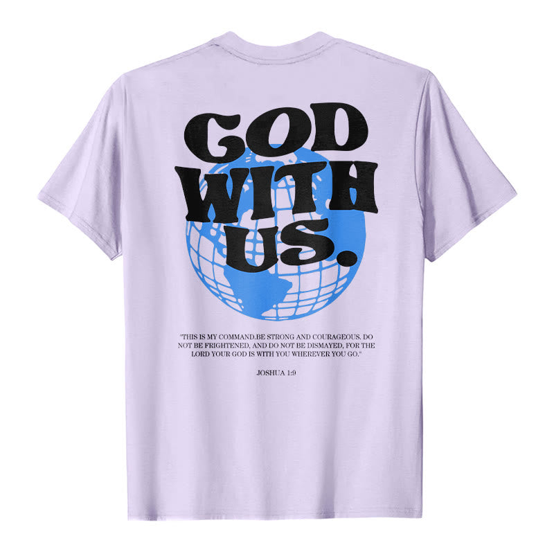 Christianartworkshop Gott mit uns Baumwoll-T-Shirt - image 25