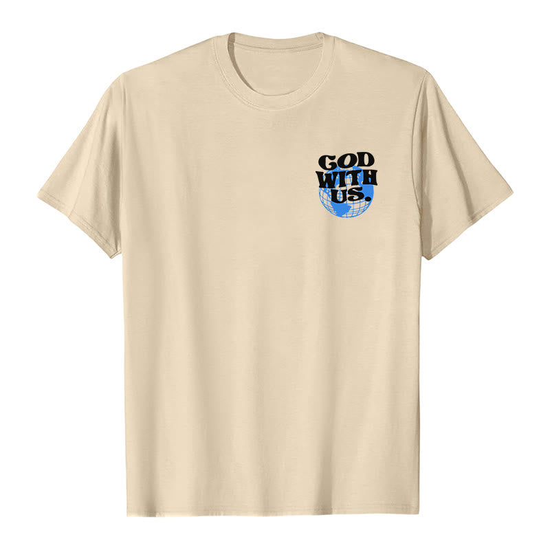 Christianartworkshop Gott mit uns Baumwoll-T-Shirt - image 8