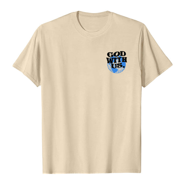 Christianartworkshop Gott mit uns Baumwoll-T-Shirt - image 8