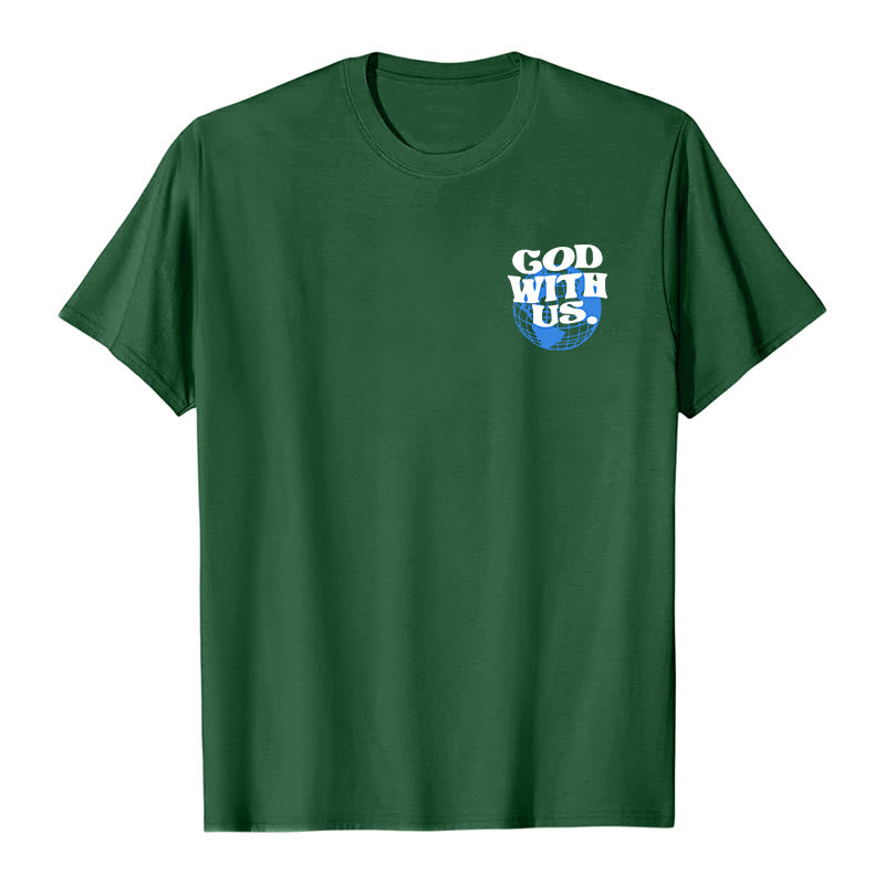 Christianartworkshop Gott mit uns Baumwoll-T-Shirt - image 23